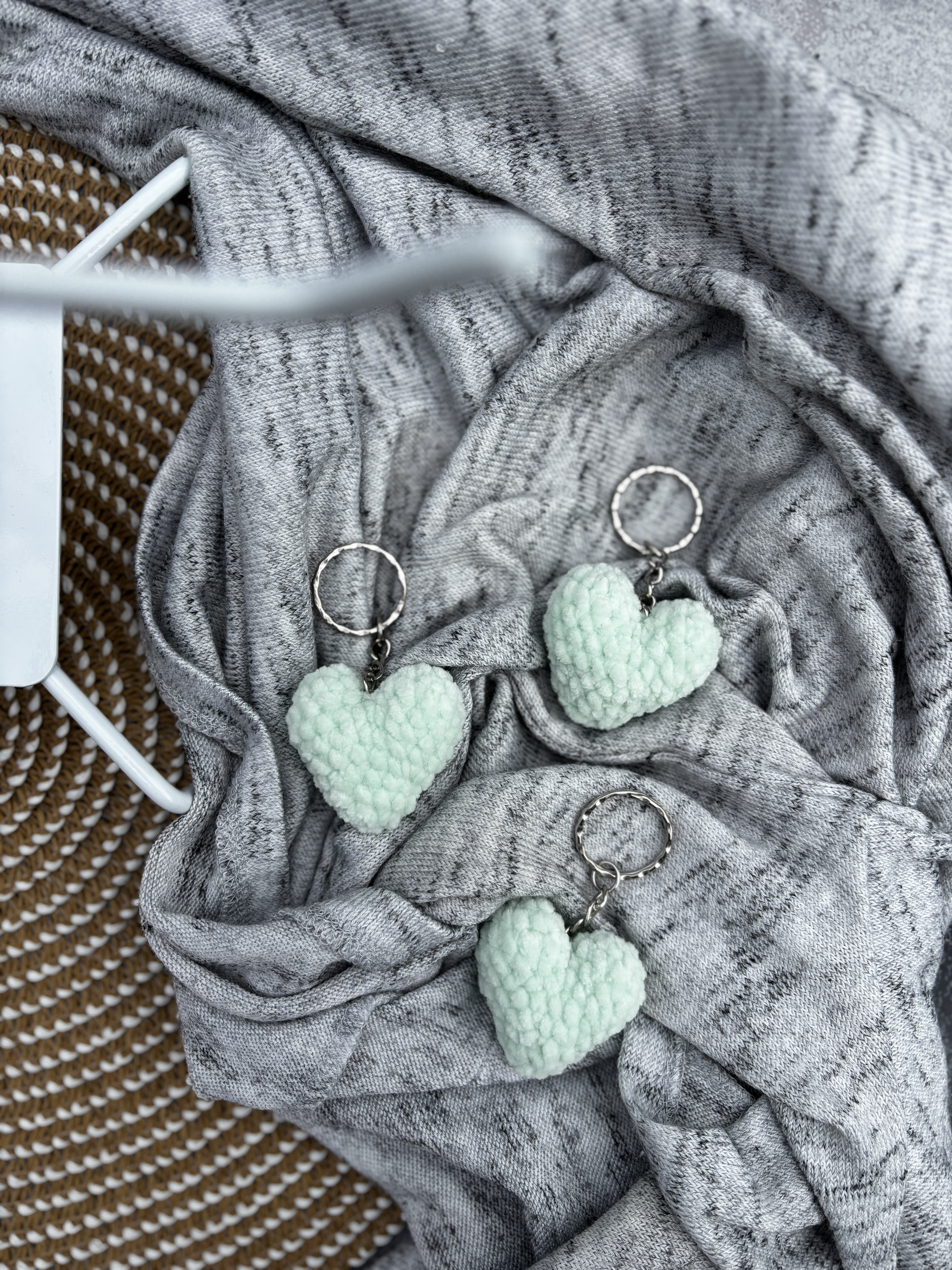 Klíčenka srdce zelené